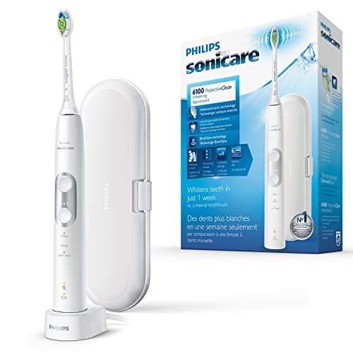 Philips Sonicare HX6877/28 spazzolino elettrico Adulto Spazzolino elettrico sonico Argento, Bianco